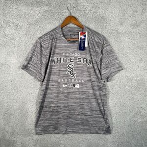 NWT Chicago White Sox MLB Gray Men's Nike Dri-Fit T Shirt Large New With Tags